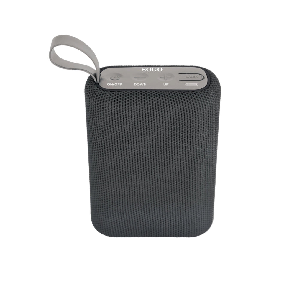 Altoparlante Bluetooth portatile 5W, autonomia 3 ore, ricarica USB-C, cassa wireless compatta con maniglia - SOGO