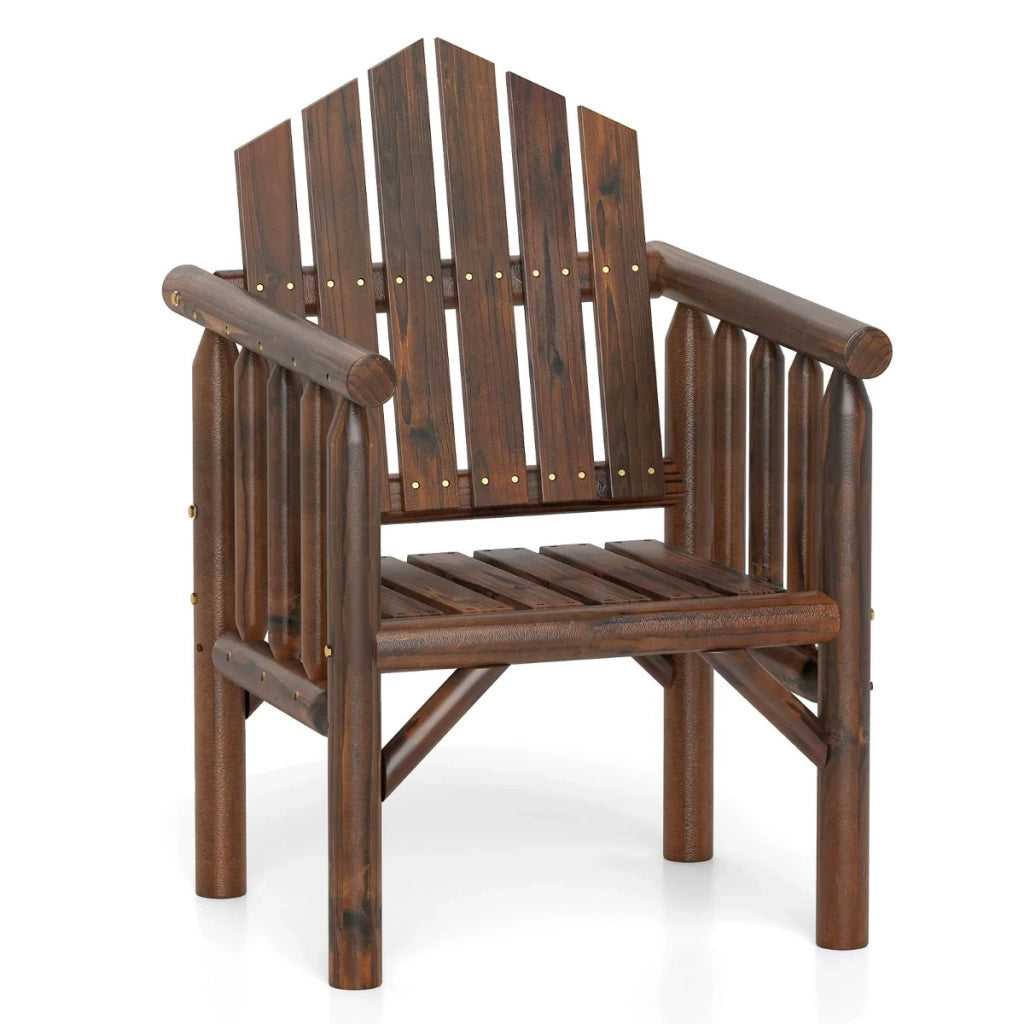 Poltrona da giardino ergonomica 66 x 62,5 x 98 cm comfort ottimale schienale alto design scandinavo legno marrone 20_0012091