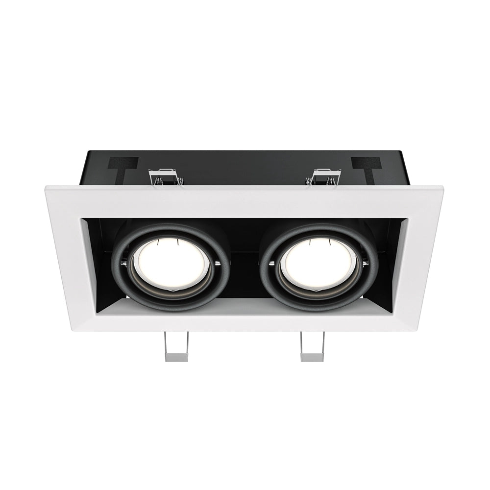Faretto incasso soffitto Maytoni DL008-2-02-W 2xGU10 bianco