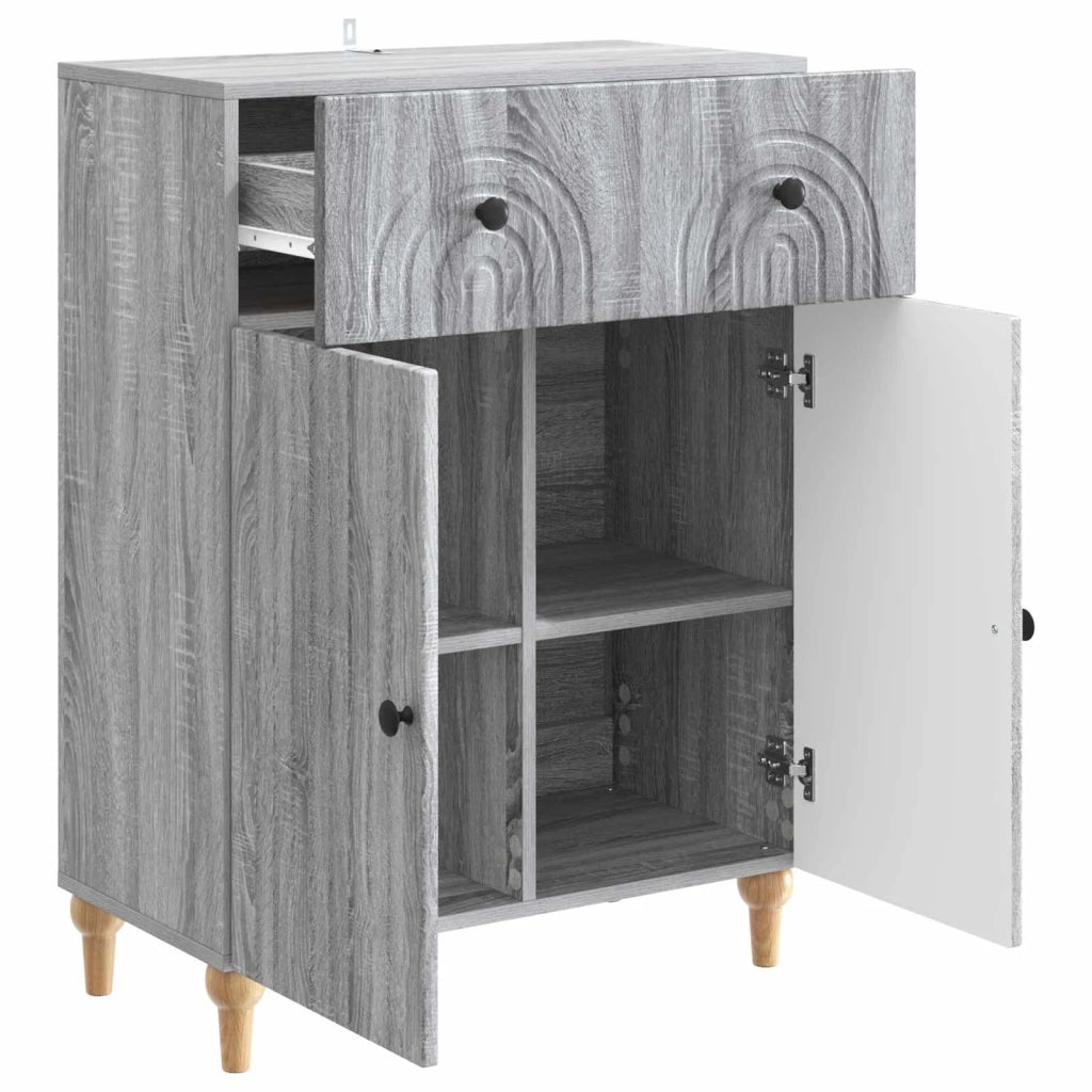 Credenza Grigio Sonoma 66 x 34,5 x 90 cm Legno ingegnerizzato