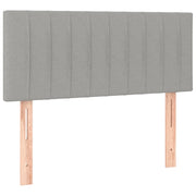 Testiera | Testata Grigio Chiaro 90x5x78/88 cm in Tessuto