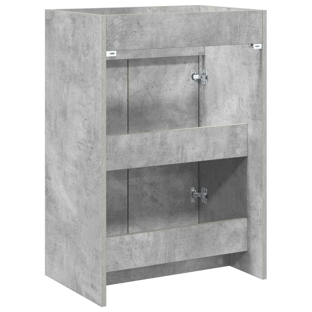 Mobiletto da Bagno Sotto Lavabo Grigio Cemento 890779