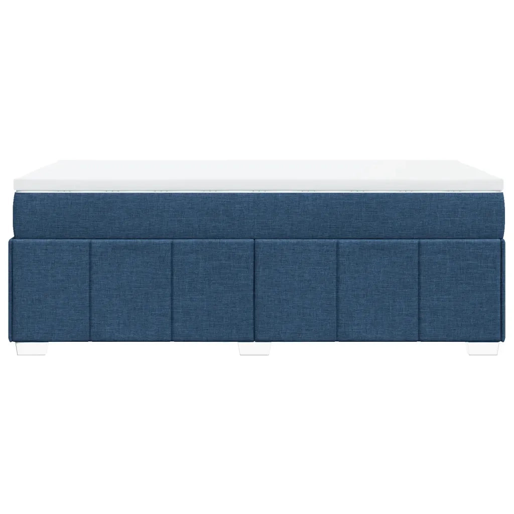 Giroletto a Molle con Materasso Blu 80x200 cm inTessuto