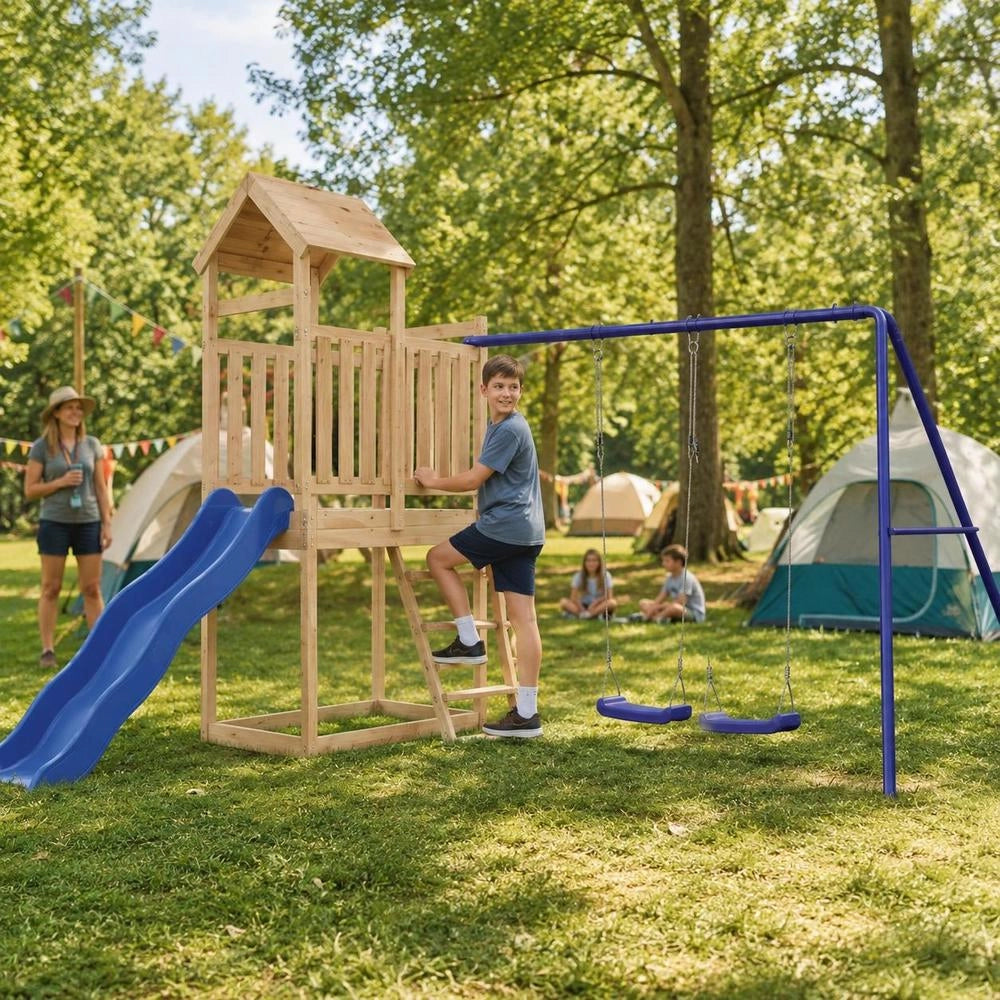 Play Tower Solid Pine Wood