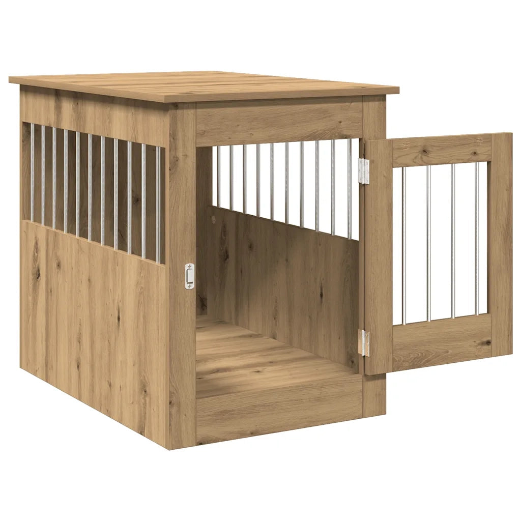 Gabbia Cani Arredamento Rovere Artigianale Legno Multistrato