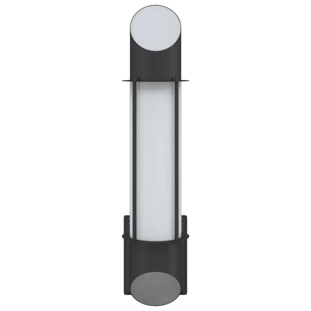 Applique da Esterno 2 pz Nere in Acciaio Inossidabile 4006295
