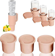 Set di blocchi di ghiaccio per bicchieri grandi, confezione da 3, blocchi di silicone riciclabili