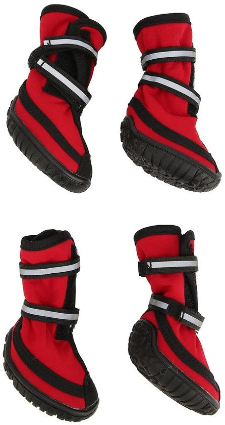 Calzature da passeggio per cani Antislip - Scarpe da cane rifrangenti - Protezione idropneumatica per zampe - Respiranti - Interno morbido - Per attività all'aperto