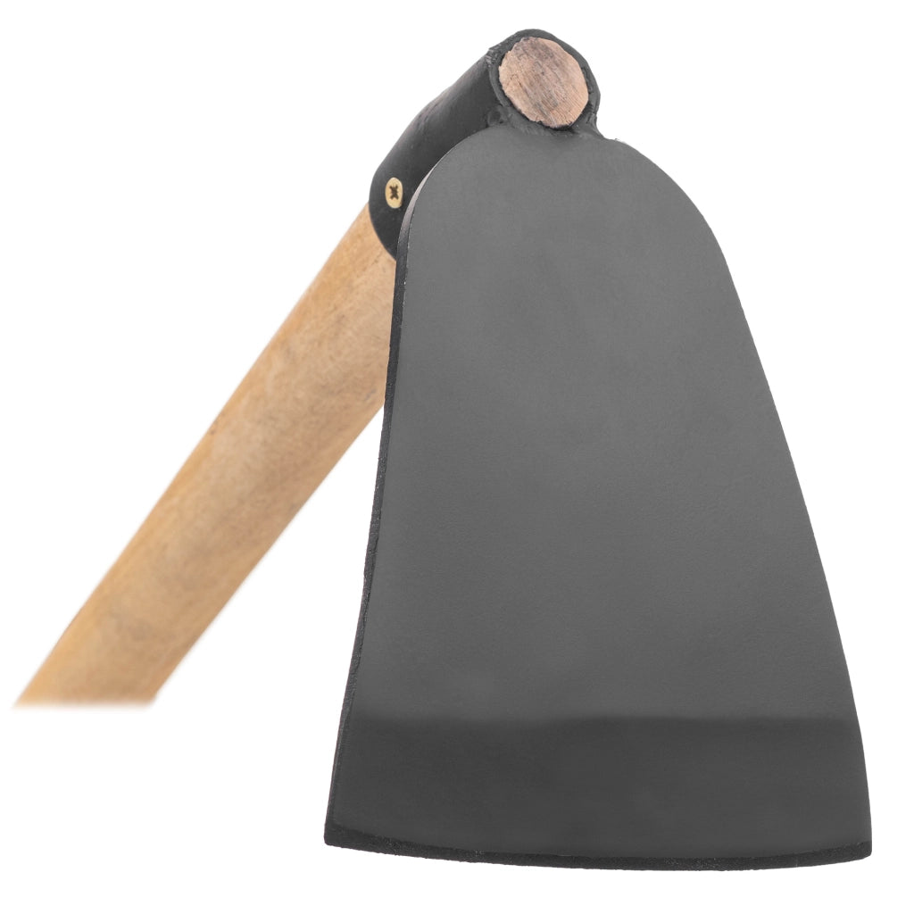 Zappa da giardino forgiata KADAX da 14,5 cm con manico in acciaio di alta qualità per scavare.