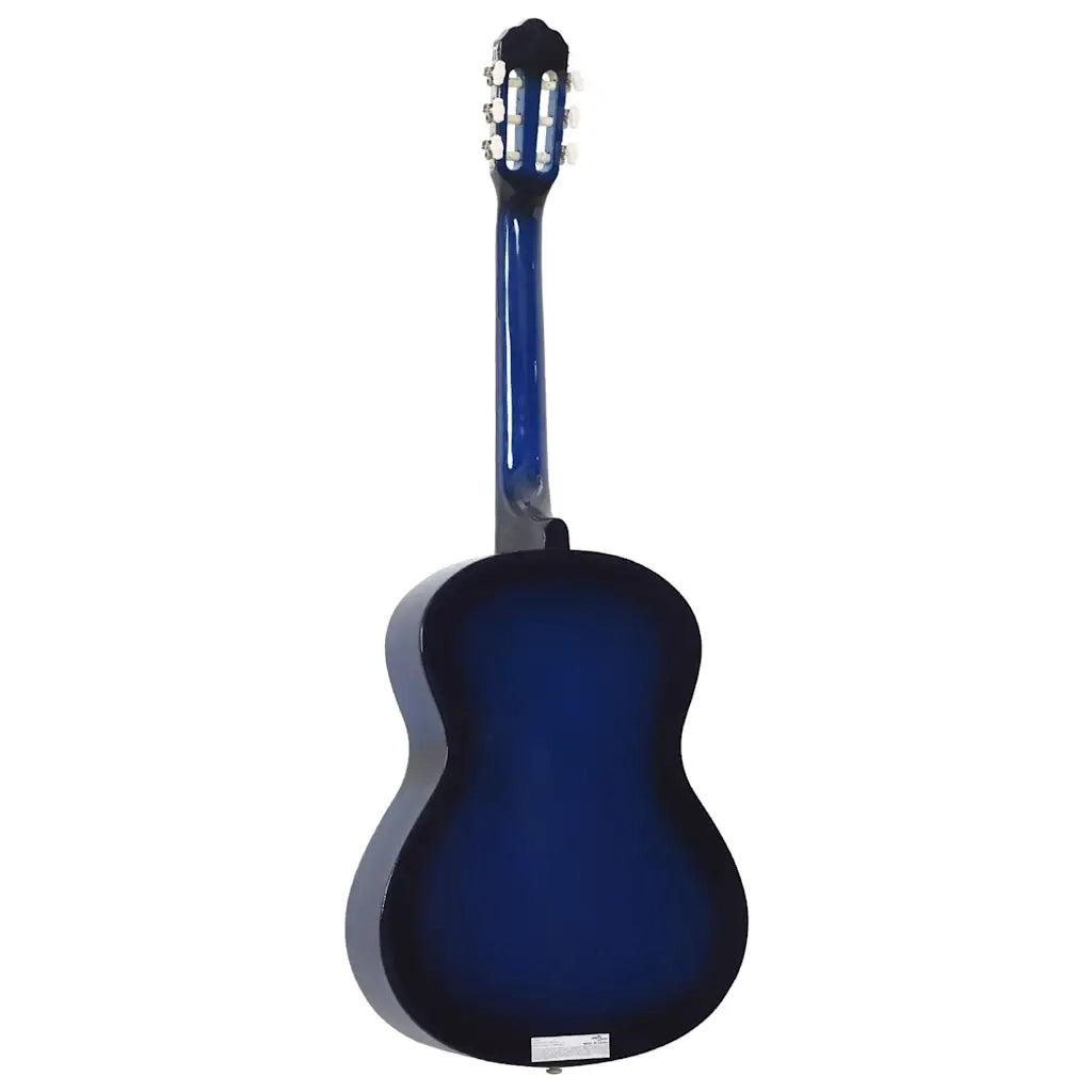 Set Chitarra Classica per Principianti 12 pz Blu 4/4 39" CFW5033650