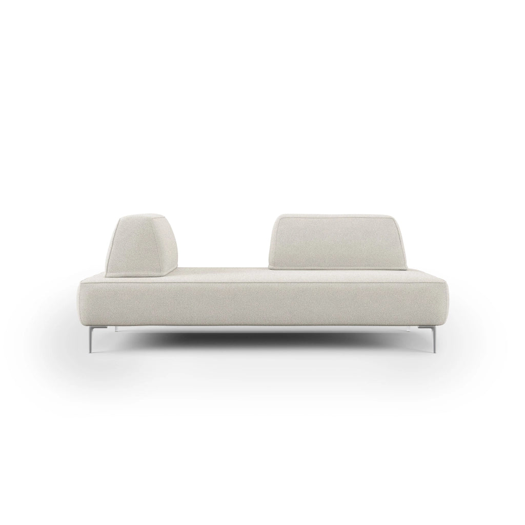 Newton Divano modulare con schienali movibili T07 167 cm bianco