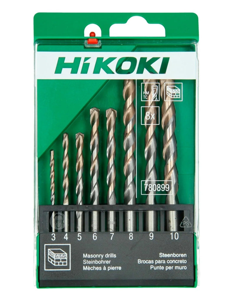 Set di punte per muratura HiKOKI 780899 (8 pezzi)