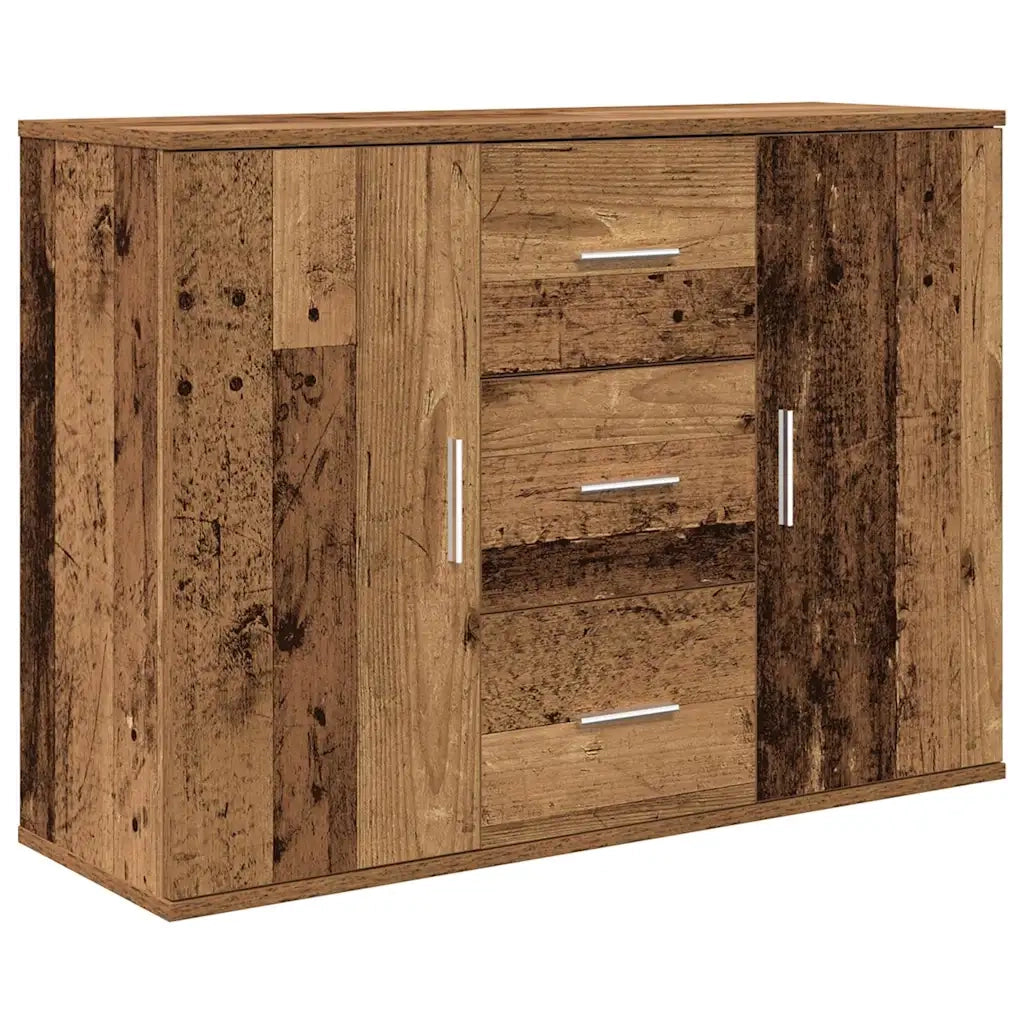 vidaXL Credenza Legno Antico 90x29,5x65 cm in Legno Multistrato