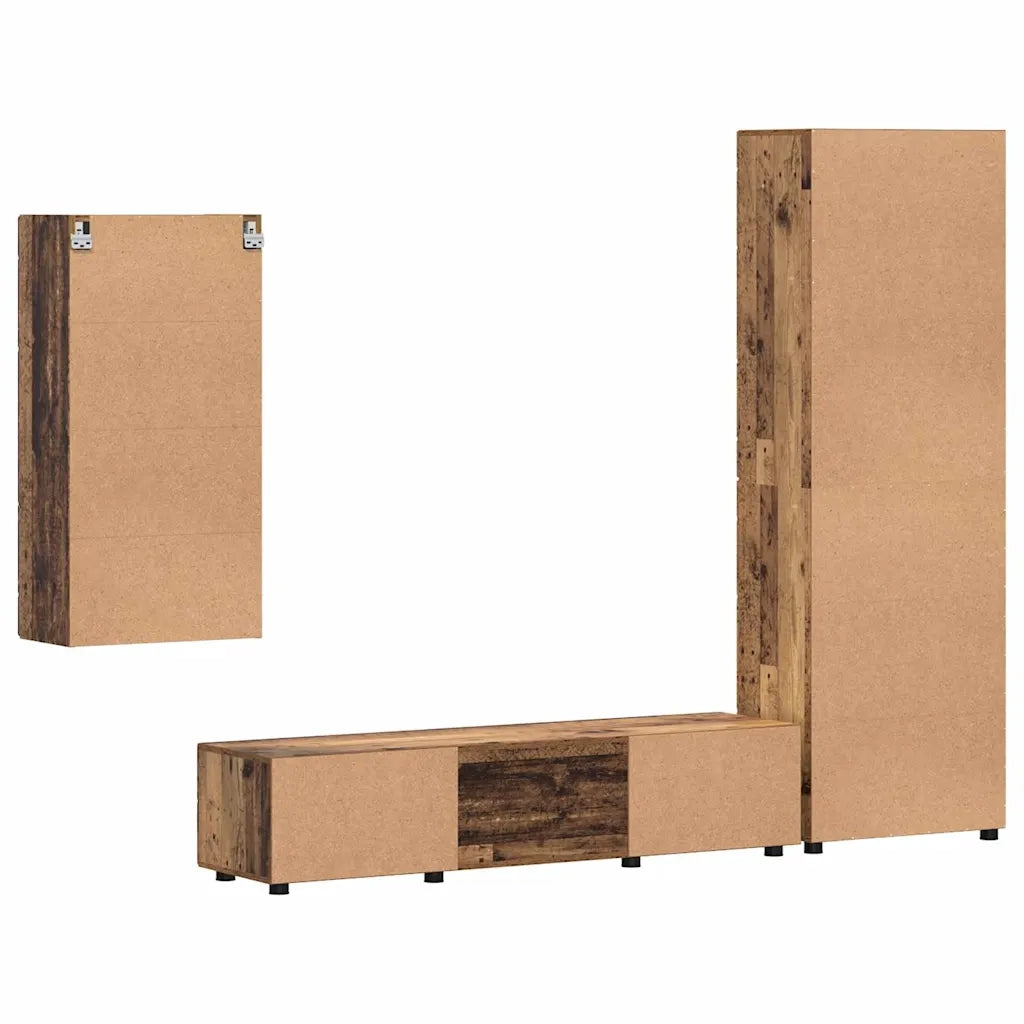 Set mobile TV FLORIN 3 pcs Legno vecchio Legno multistrato 3397952