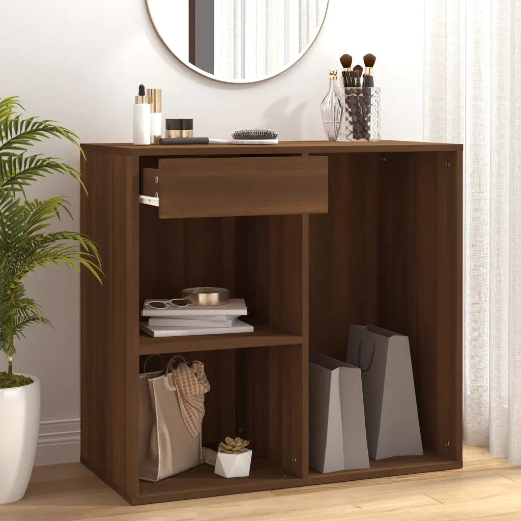Armadietto per Cosmetici Rovere Marrone 80x40x75 cm in Legno cod mxl 50983