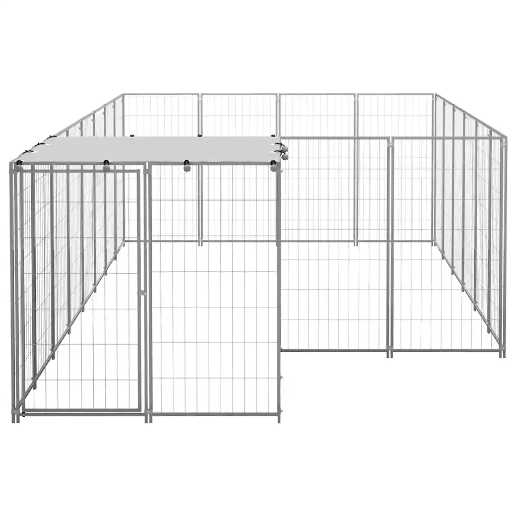 Gabbia per Cani Argento 8,47 mÂ² in Acciaio   cod mxl 44106