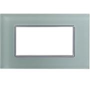 Trade Shop - Placca Cristal 3m 4m 6m Verde Biancastro Effetto Vetro Compatibile Con Axolute -  -4 Fori     -