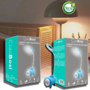 Trade Shop - Lampada Tavolo Led Touch Ricaricabile Usb Flessibile Vano Oggetti Bambini Tx-9083 -