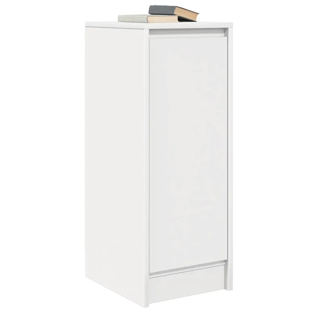 Credenza Bianca 29,5x34x76 cm in Legno Multistrato 861607