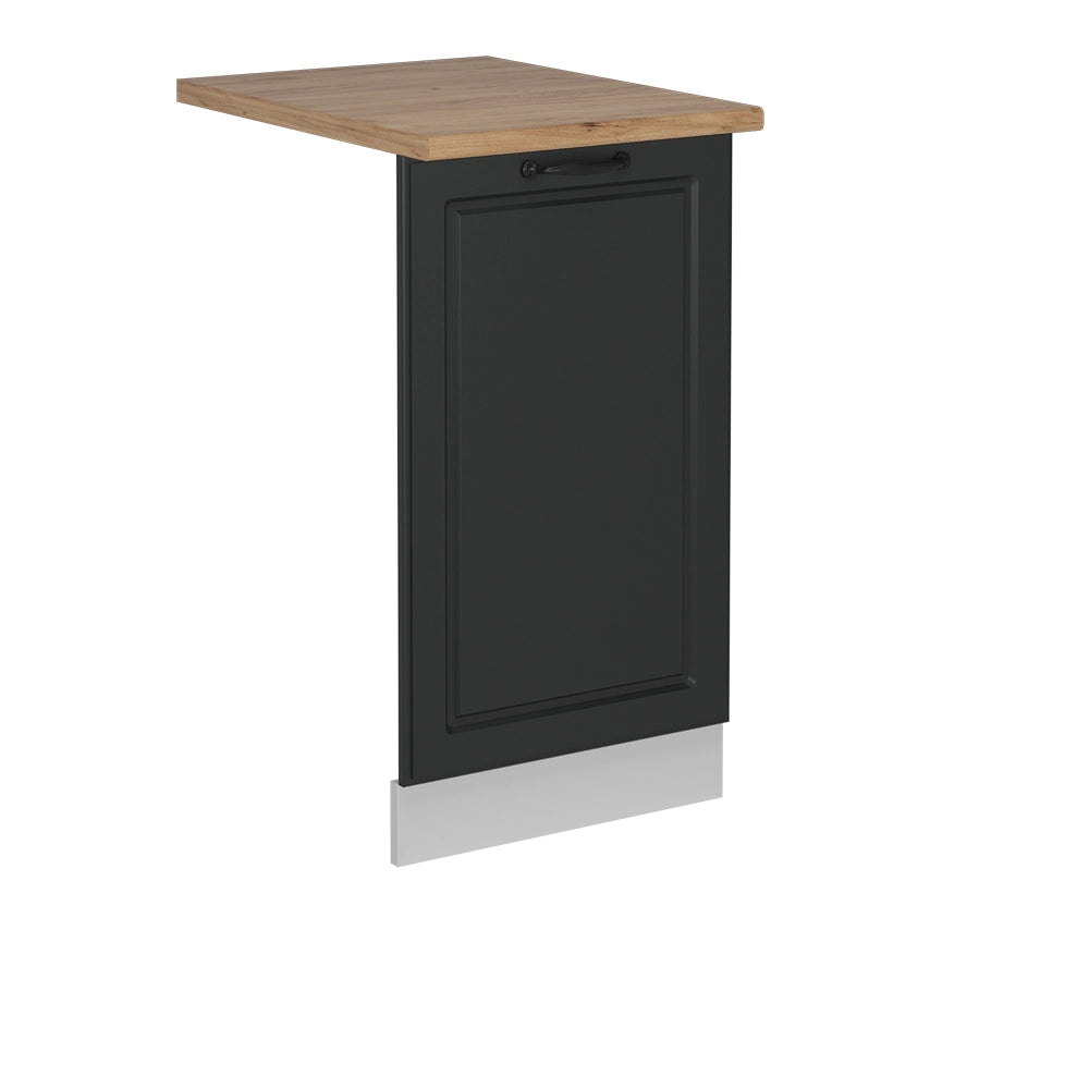 Pannello frontale della lavastoviglie R-Line Antracite rustico/Bianco 45 cm, PL Rovere Vicco
