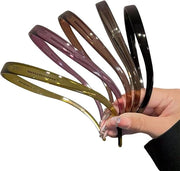 Benda capelli con disegno a zig zag comodo per donne, uomini, bambini e adulti - multicolore