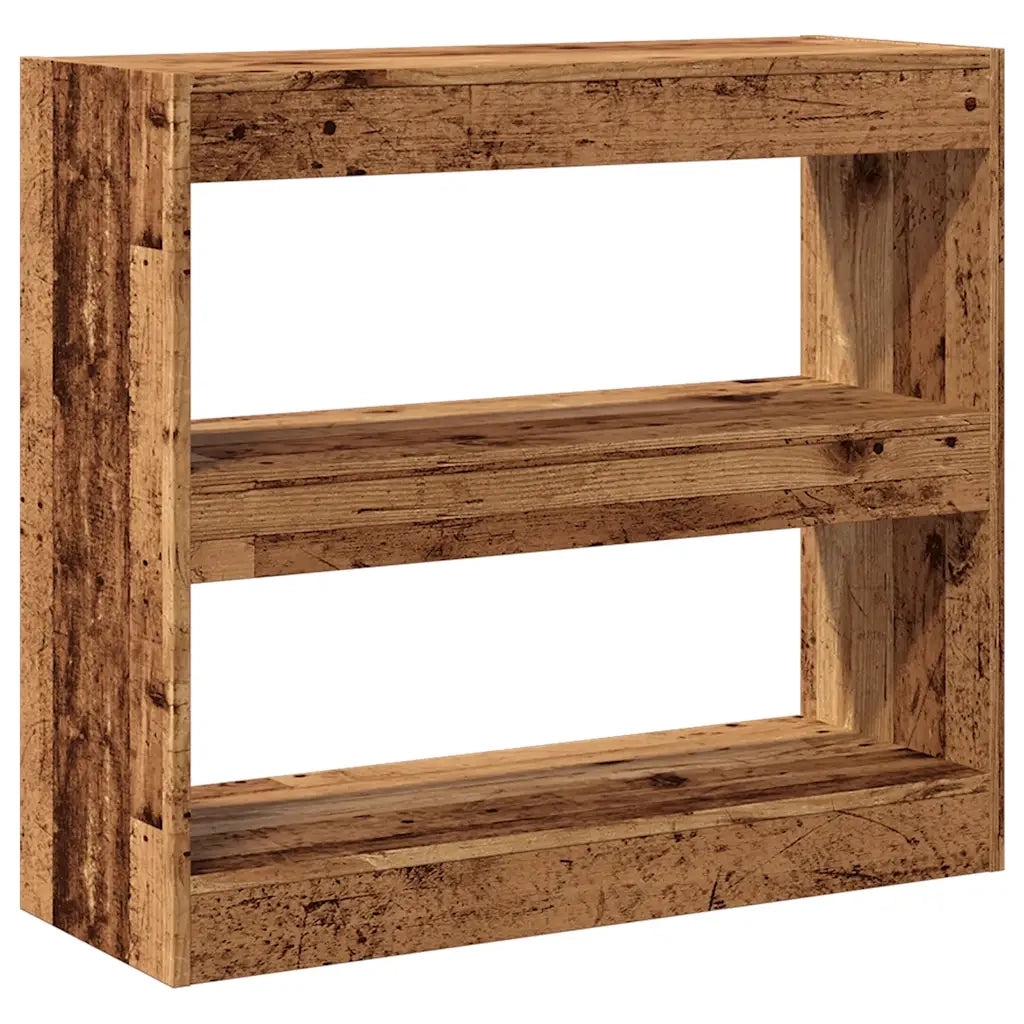 Libreria/Divisorio in Legno Vecchio 80x30x72 cm 856814