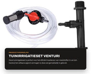 Set di irrigazione per giardino con schaltabattente di iniezione di concimanti Venturi