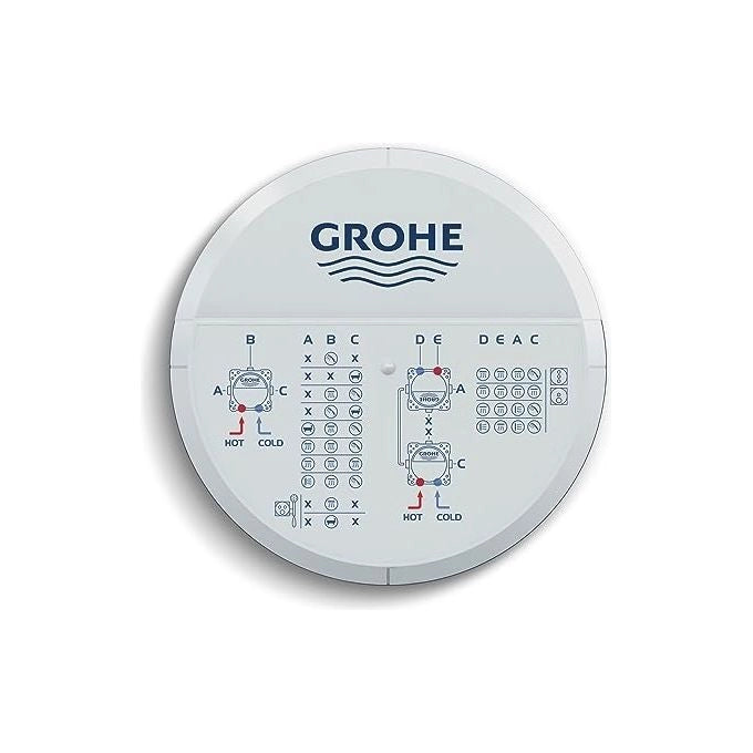Grohe 35604000 Rapido SmartBox Corpo da Incasso Universale 3 Uscite 2 Ingressi 1-2'' Profondita' 75 105 mm