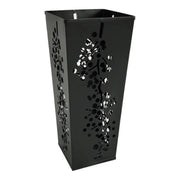 Portaombrelli in Metallo Quadrato Rasin Nero 49 cm