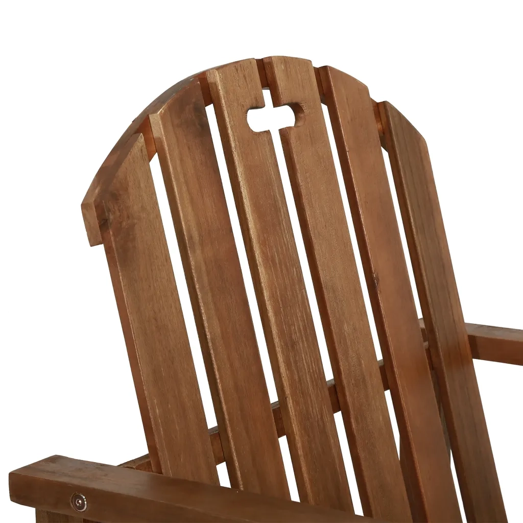 Set da Pranzo da Giardino 4 pz in Legno Massello di Acacia 44035