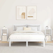 Comodino 2 pcs Bianco 30,5 x 27 x 59,5 cm Legno multistrato