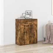 Credenza Rovere Fumo 60x30x75 cm in Legno Multistrato 815375
