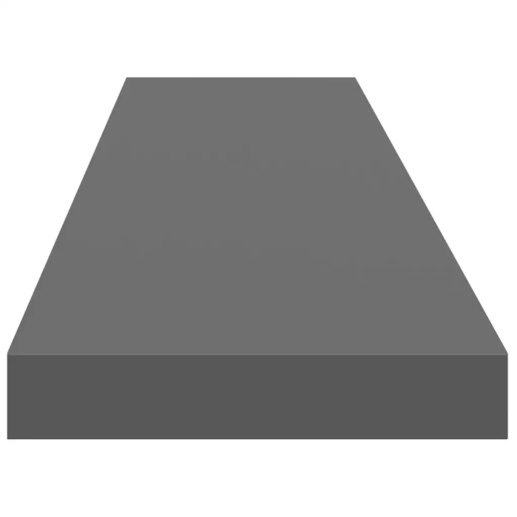 Scaffale a Parete Grigio Lucido 120x23,5x3,8 cm in MDF cod mxl 33480