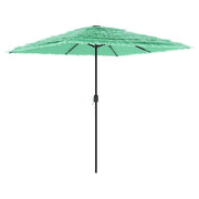 Ombrello | Parasolne Giardino con Palo in Acciaio Verde 248x248x248 cm