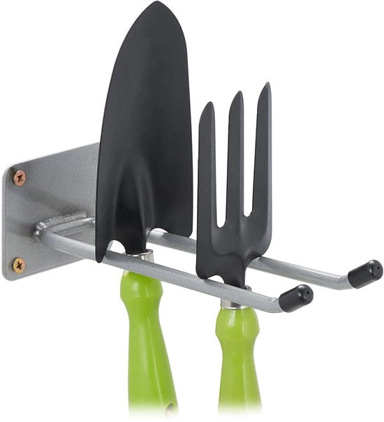 Gancio per strumenti 10x - 24 cm - gancio per strumenti da parete - gancio doppio - fissaggio alla parete
