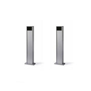COPPIA COLONNA ALLUMINIO PER FOTOCELLULA PHOTOCELL SOLEMYO PHW 50 CM NICE PPH1