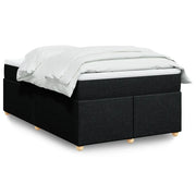 Giroletto a Molle con Materasso Nero 120x190 cm in Tessuto 3285361