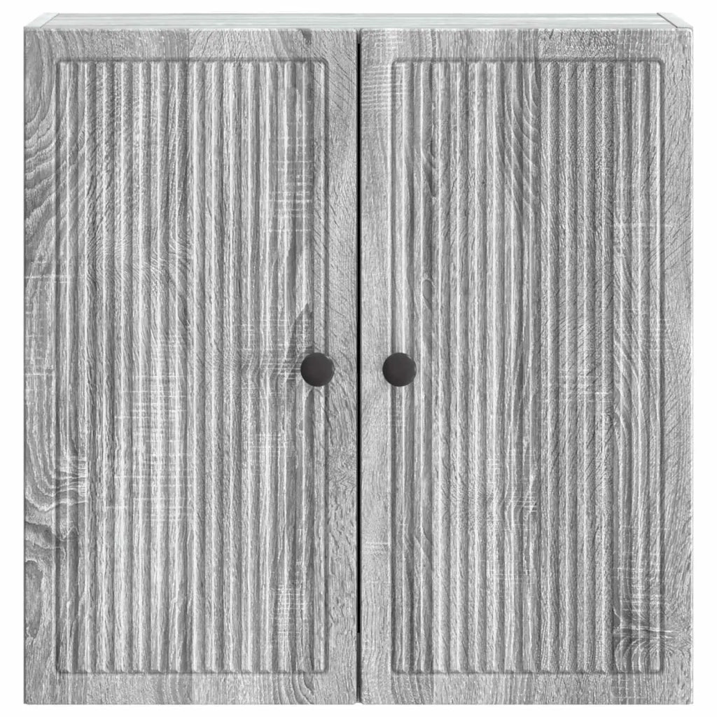 Mobiletto a muro Sonoma grigio 59 x 31 x 60 cm 897901