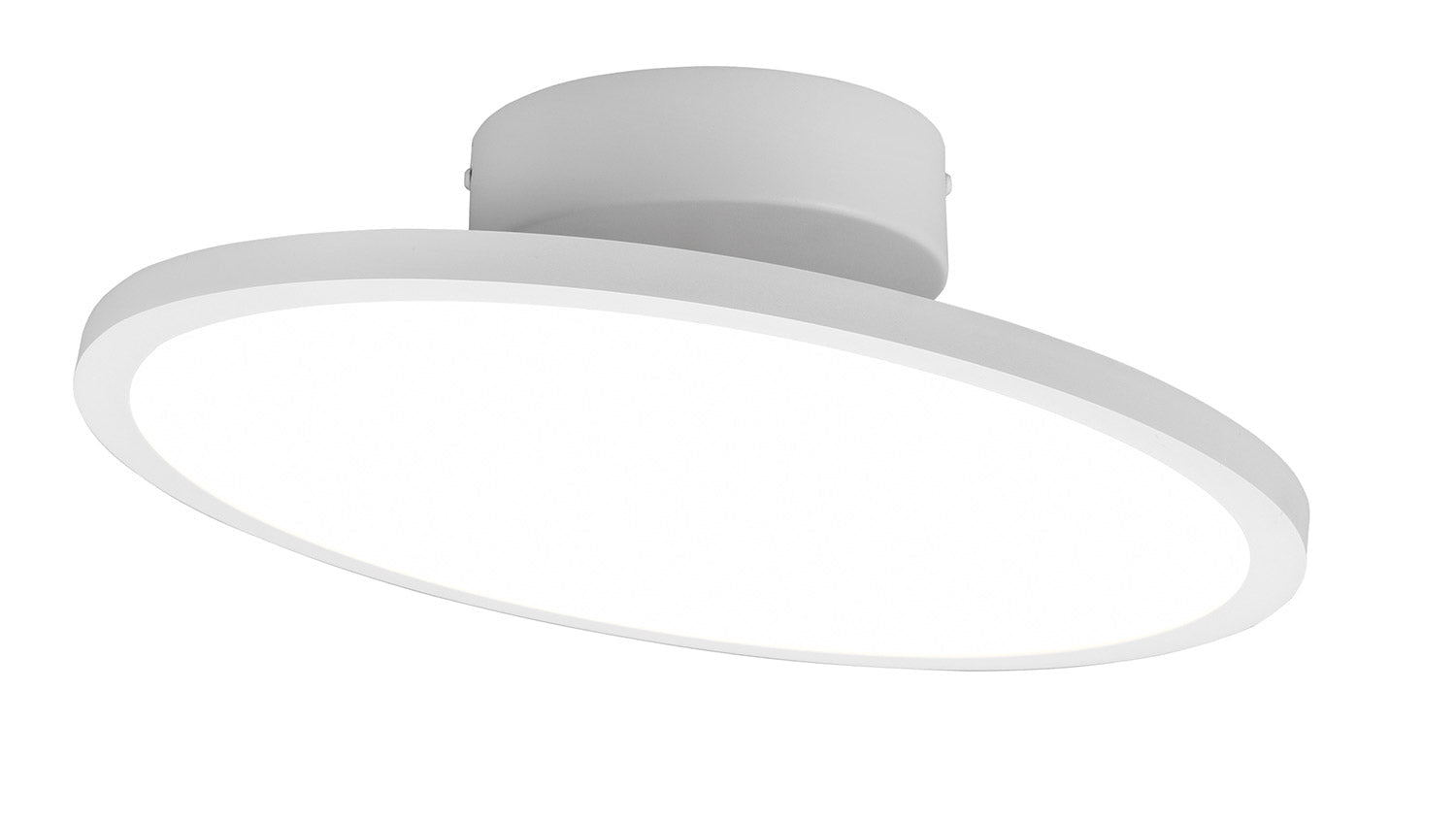 Plafoniera da Interno a LED in Metallo Bianco Opaco