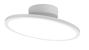 Plafoniera da Interno a LED in Metallo Bianco Opaco