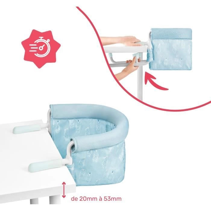 BADABULLE BASCH TABLE SEDIRE CON SISTEMA AGGIORNAMENTO A 4 ARM, piegatura ultra compatta, da 6 a 36 mesi