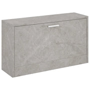 Scarpiera | Mobile per scarpe Grigio Cemento 80x24x45 cm in Legno Multistrato