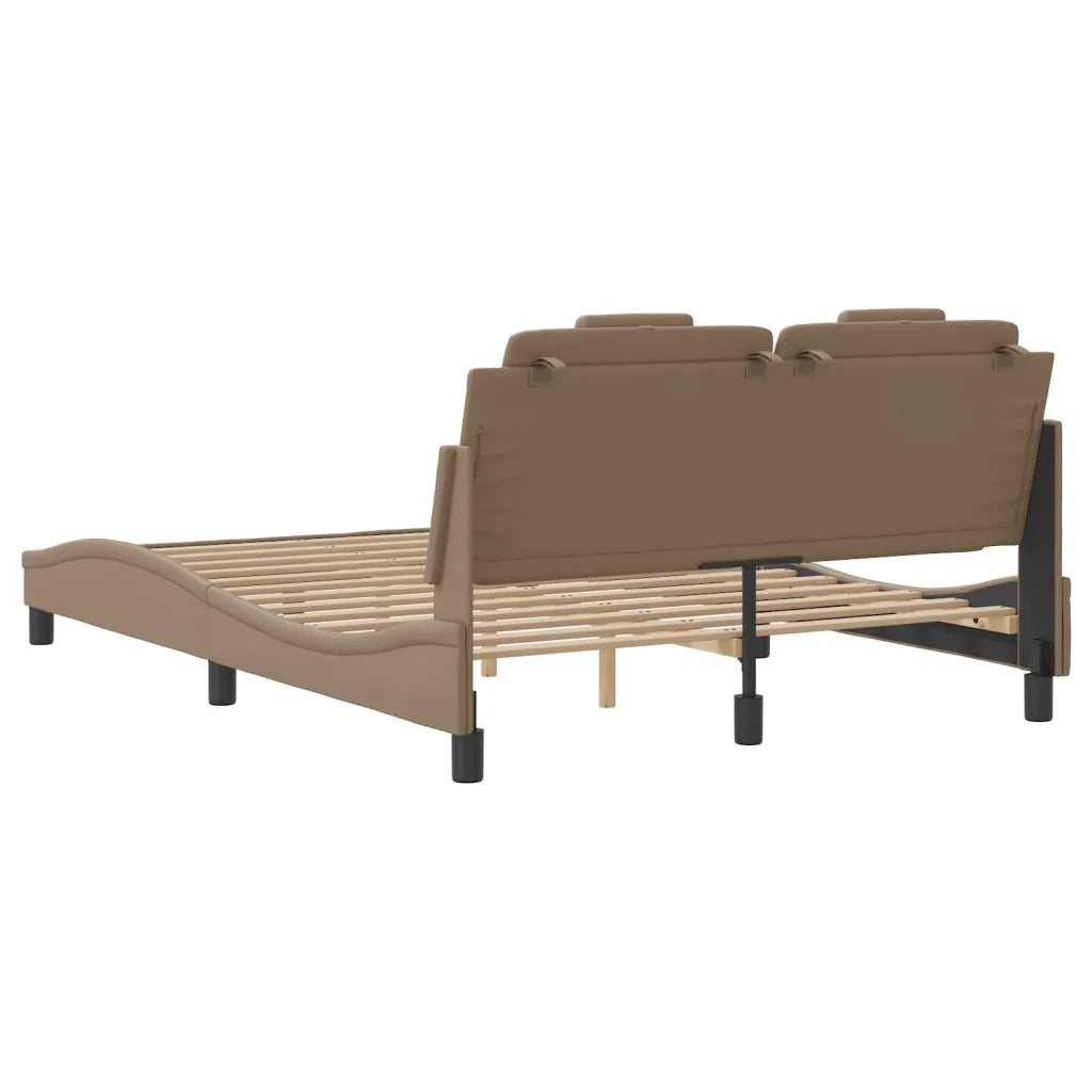 Giroletto Viana con LED senza Materasso Cappuccino 140x200 cm 3214026