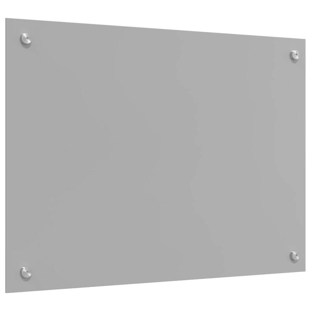 Schienale Cucina Grigio Chiaro 70x50x0,6 cm Vetro Temperato