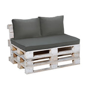 Coussin Loneta ECO 120 x 80 cm - MADISON SÃ©rie Palette - Gris