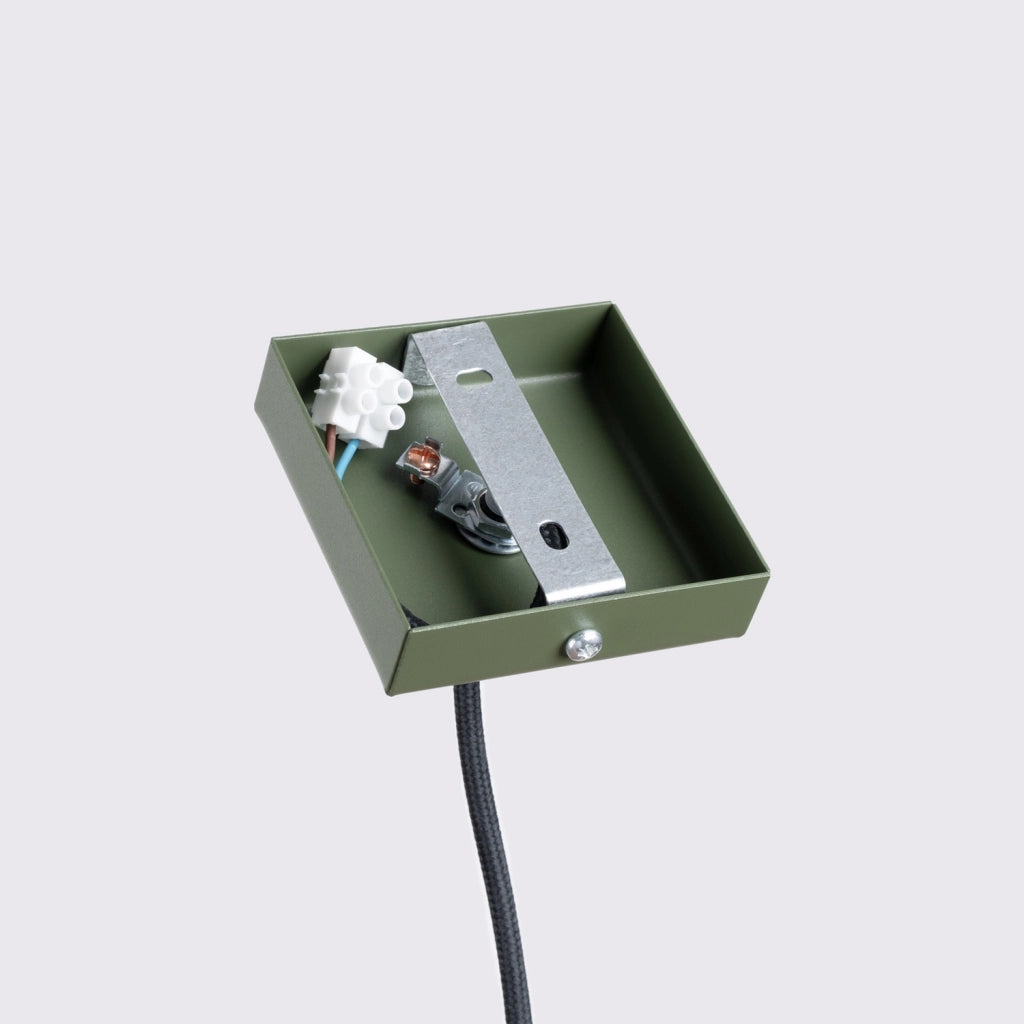 Lampada sospensione moderna verde oliva GU10 Pure Lume