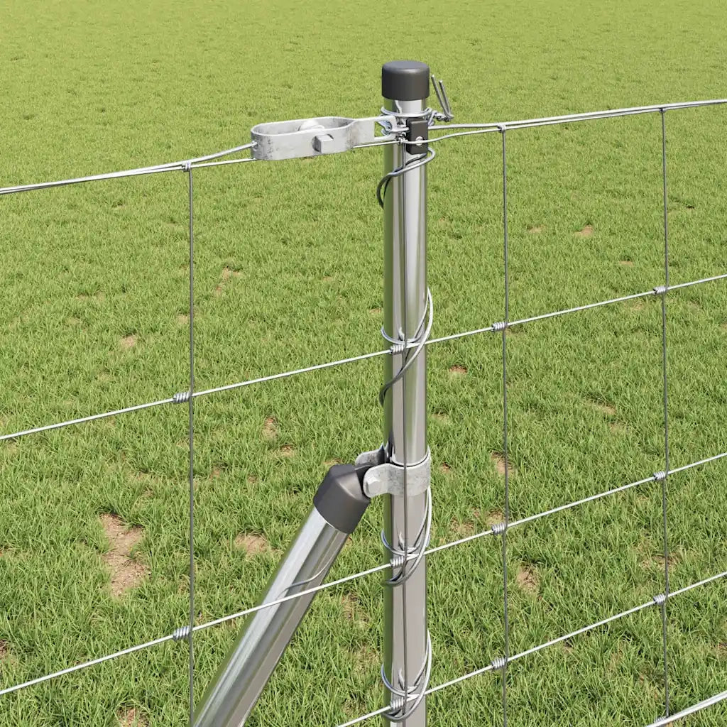 Palo della recinzione Zincato 50 x 1 m Acciaio
