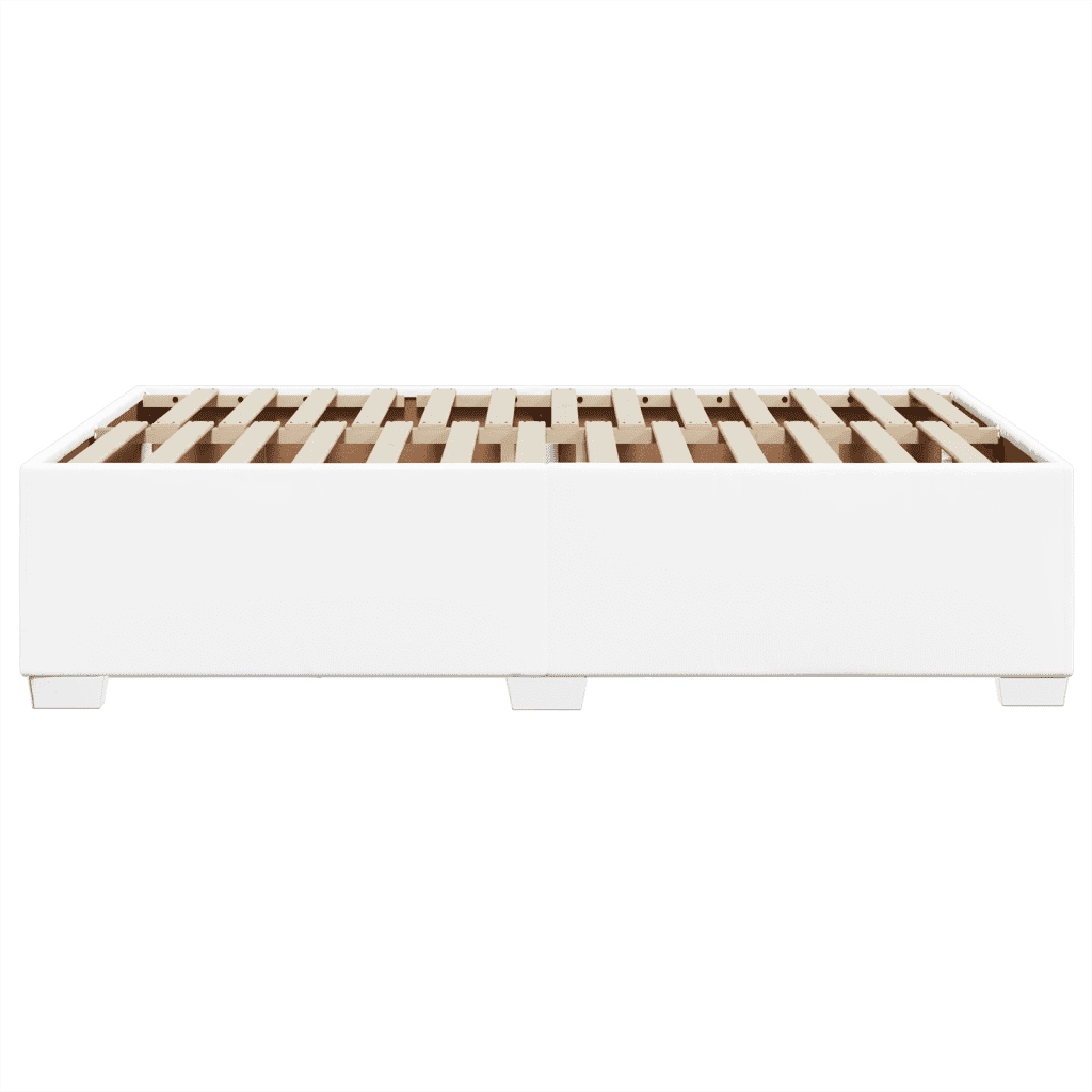 Giroletto senza Materasso Bianco 120x190 cm Similpelle