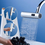 Estensore di rubinetto 360° con filo interno 55/64'' (22 mm), lampadina girevole con 3 posizioni, getto di acqua per la cucina, pezzo di ricambio per il rubinetto