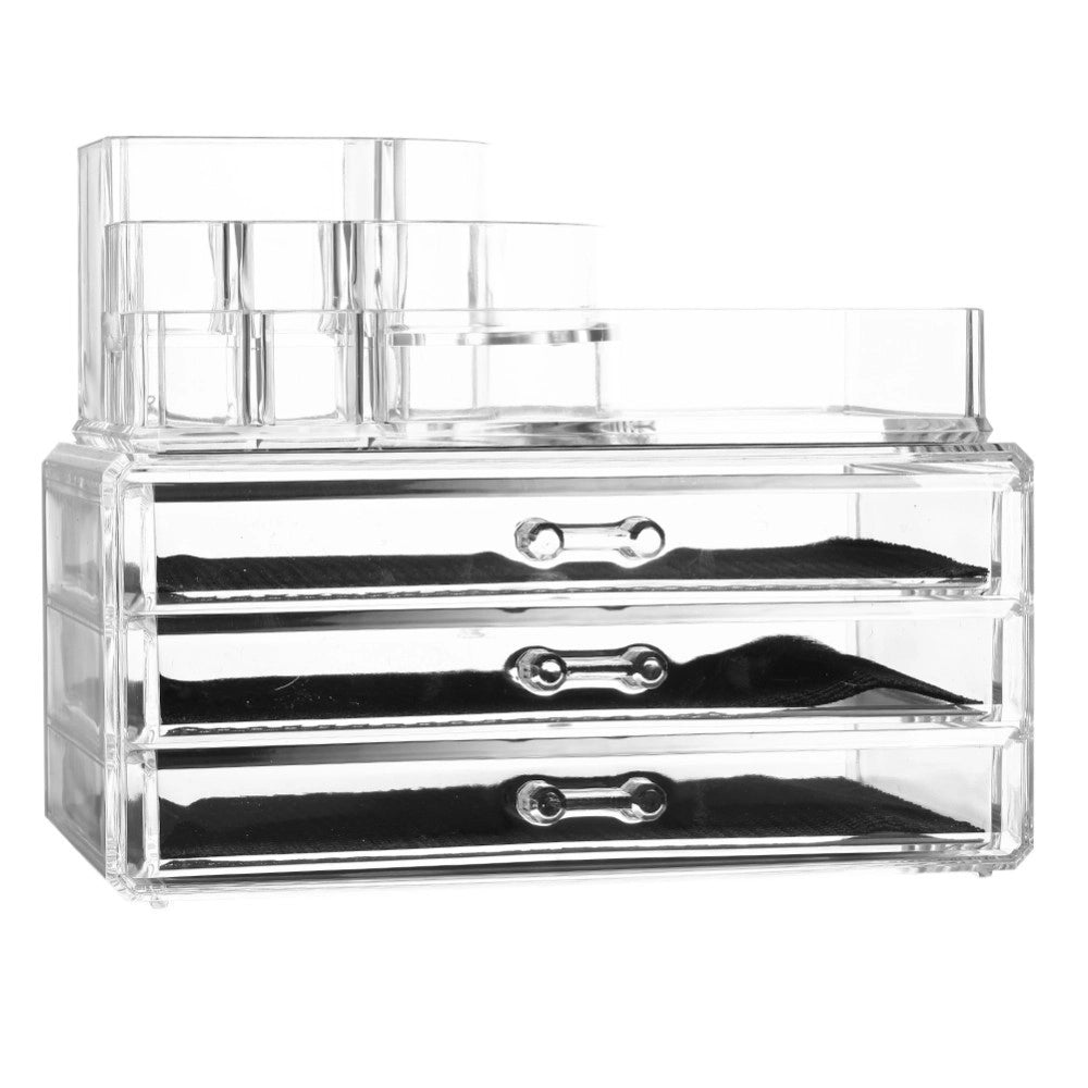 Trade Shop - Organizzatore Portatrucco Cosmetici Box Trucco Porta Trucchi Rossetti Make Up -